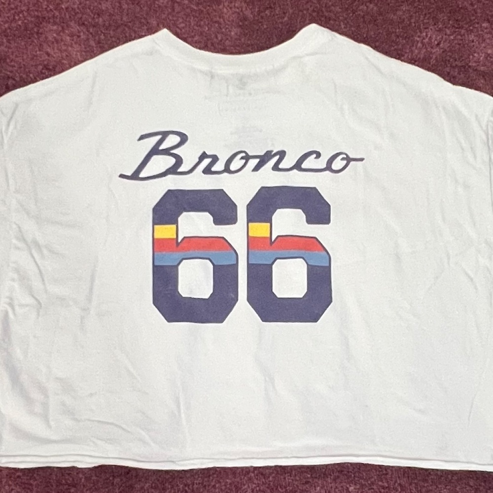 Junk Food X Ford Bronco 66 Cropped t shirt Size L - Picture 5 of 5